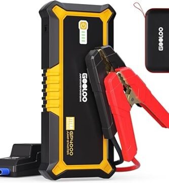 Gooloo 4000A Arrancador de bateria portátil. Arrancador coche y moto