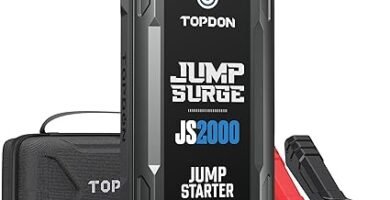 TOPDON Arrancador de Coches, arrancador de batería 2000A
