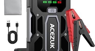 ACEZUK M01-ES Arrancador de Coches 4000A. Comparativa NOCO GB40 y GOOLOO GP4000