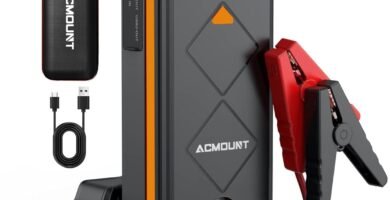 ACMOUNT Arrancador de Baterias de Coche
